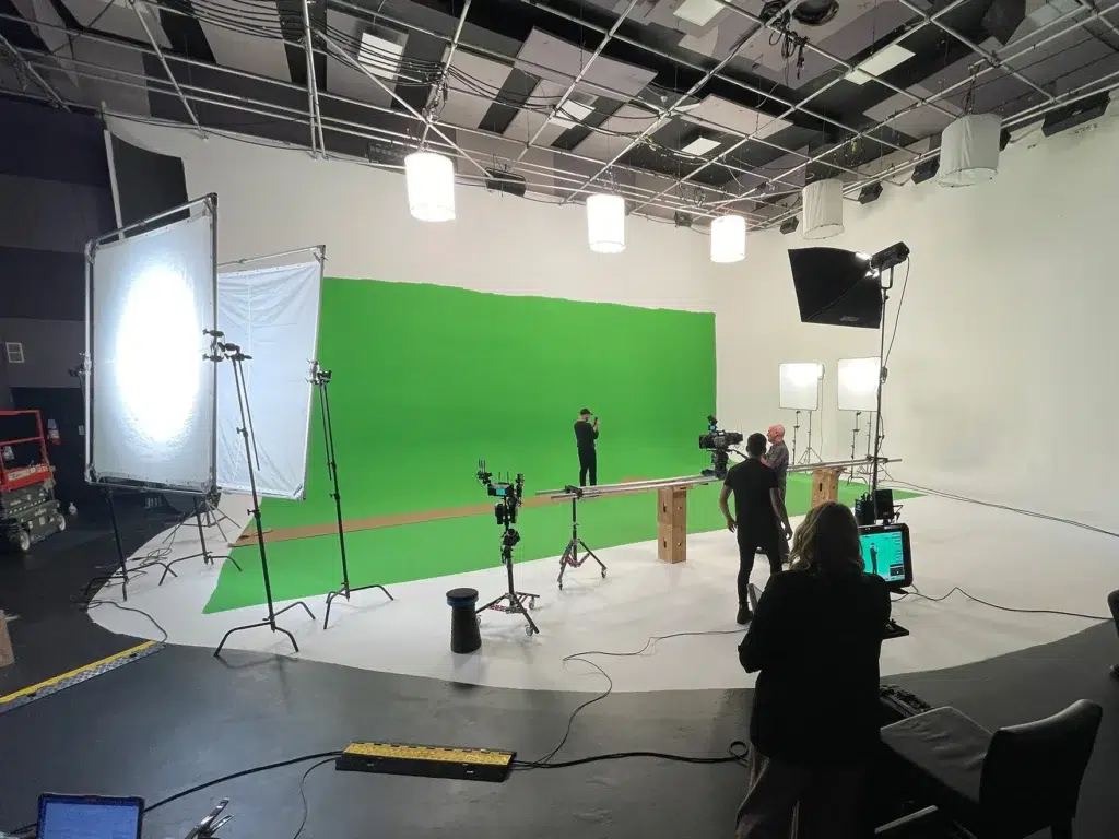 Behind the scenes of one of our corporate video productions. Bringing a clients vision to life.